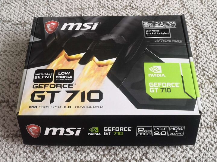 Видеокарта MSI GeForce GT710 2gb