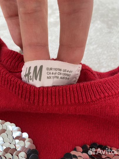 H&M для девочки 110/134