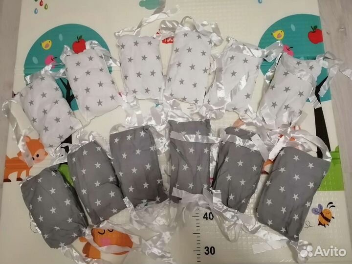 Новые бортики для круглой кроватки