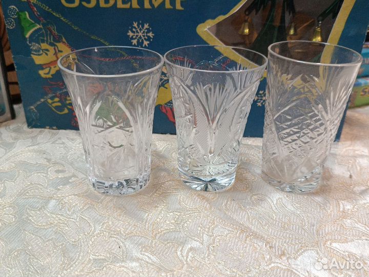 Рюмки хрусталь СССР
