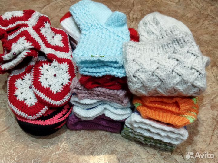 Вязаные женские носочки