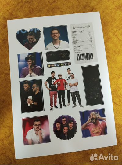 Наклейки стикеры Импровизация