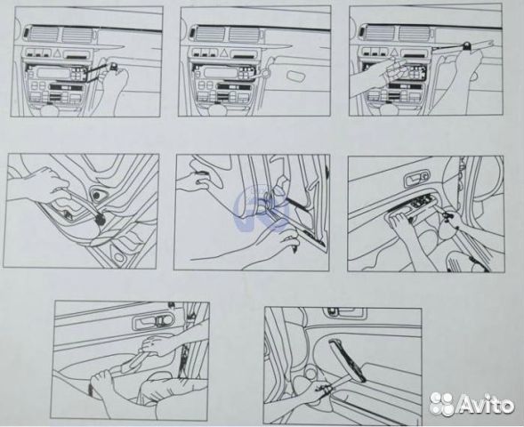 Комплект инструментов для разборки салона автомоби
