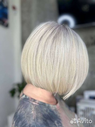 При окрашивание стрижка в подарок