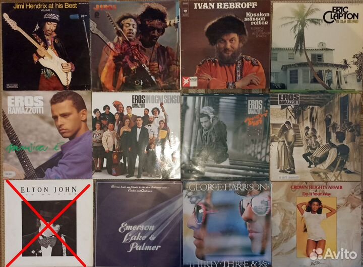 50 фирменных альбомов на виниле