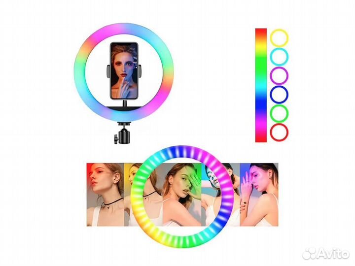 Кольцевая лампа MJ 20 RGB