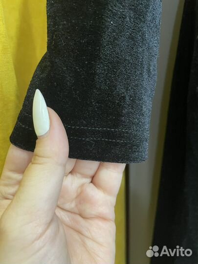 Бархатное платье