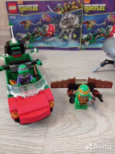 Лего черепашки ниндзя 79120 и 79103