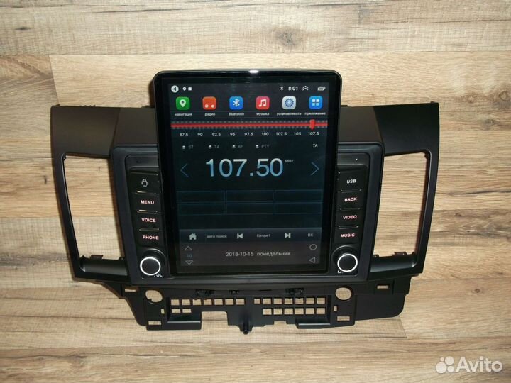 Магнитола Mitsubishi Lancer X Tesla Android