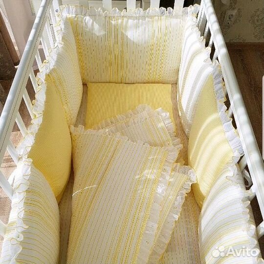 Детские бортики, декоративные подушки