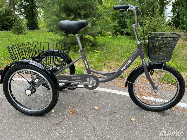 Трехколесный велосипед для рынка со стальной рамой