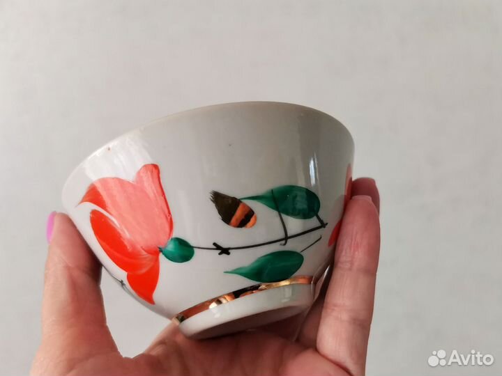 Пиала фарфор СССР Ташкентский завод
