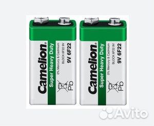Батарейки Camelion 9В, 