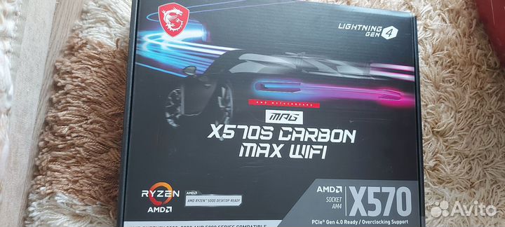Материнская плата X570S carbon MAX wifi AM4