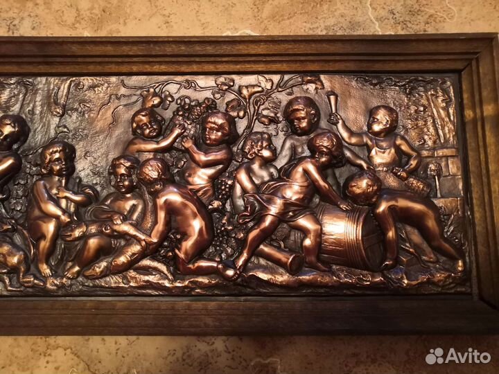 Барельеф панно. Гальванопластика