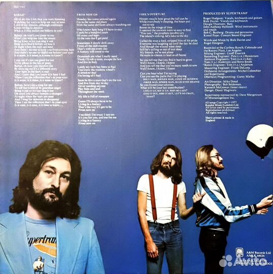 Supertramp Even In The Quietest Moments. Lp