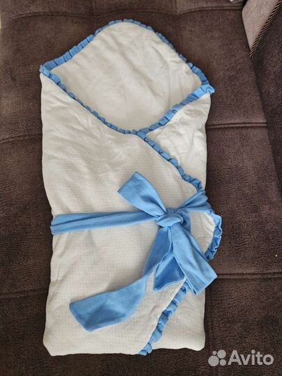 Конверт на выписку для мальчика летний