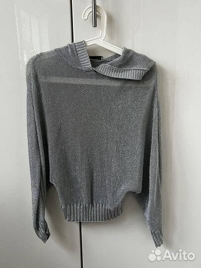 Кофта серебряная Zara новая