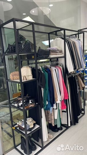 Рейлы, вешалки, торговое оборудование