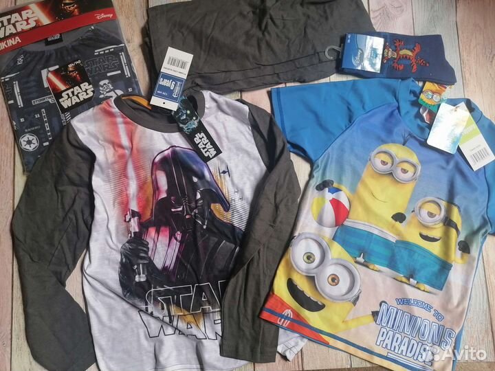 Веещи пакетом на мальчика 134см все новое