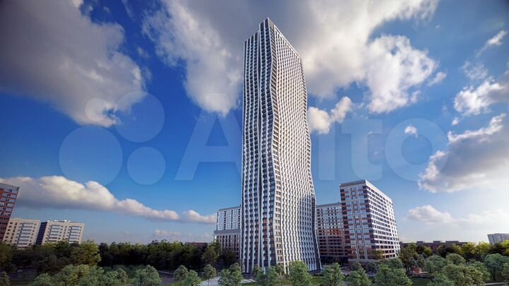 Квартира-студия, 35 м², 30/52 эт.
