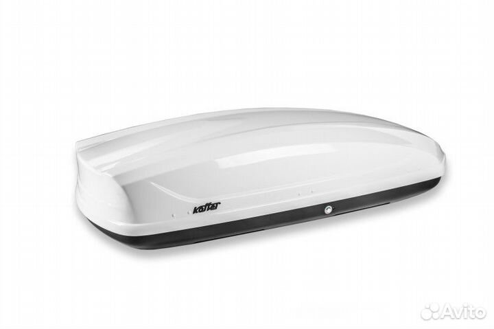 Автомобильный бокс Koffer А-440 белый глянец (440л