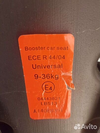 Детское автокресло 9 до 36 кг