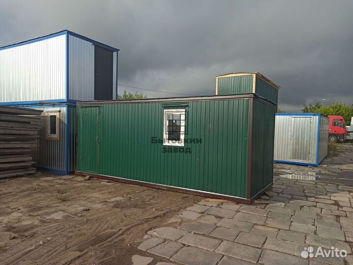 Блок контейнер 6*2,4м для строителей
