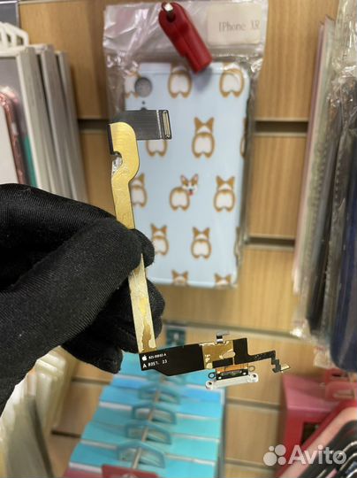 Оригинальный шлейф зарядки iPhone X