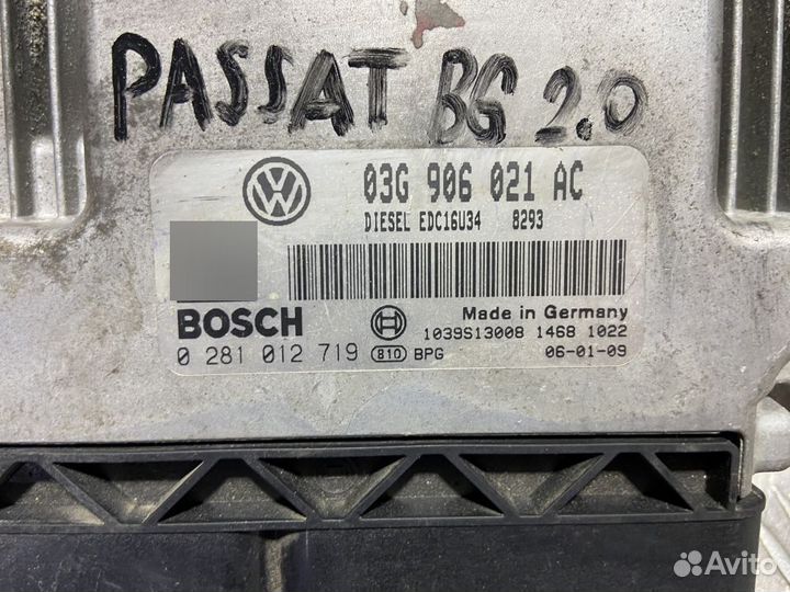 Эбу двс Volkswagen Passat B6 2.0 Disel