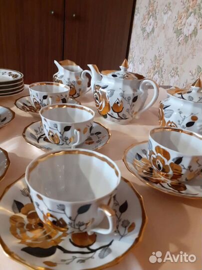 Чайный сервиз Вербилки СССР