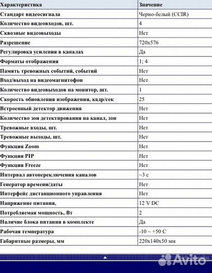 Квадратор для камер видеонаблюдения AND bq-536
