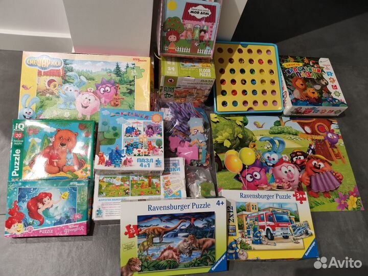 Игрушки пакетом Пазлы