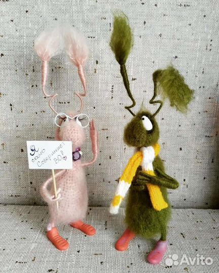 Тараканчики вязанные ручная работа