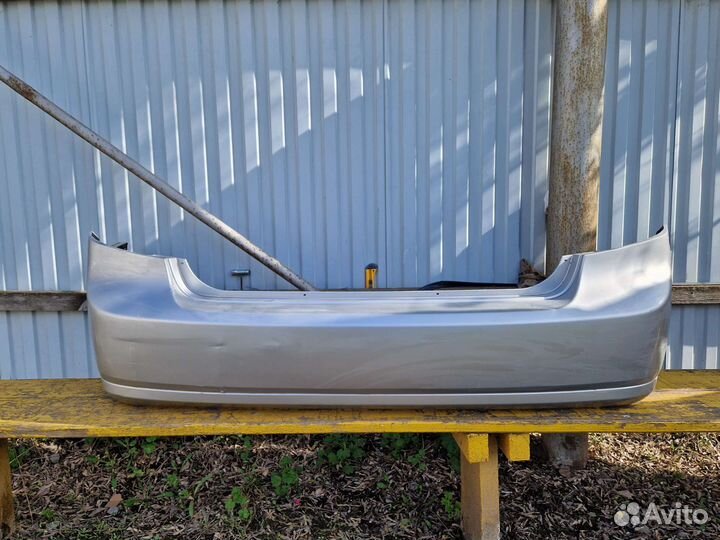 Бампер chevrolet lacetti седан серебристый