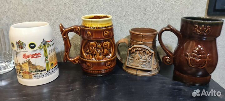 Пивные кружки и бокалы