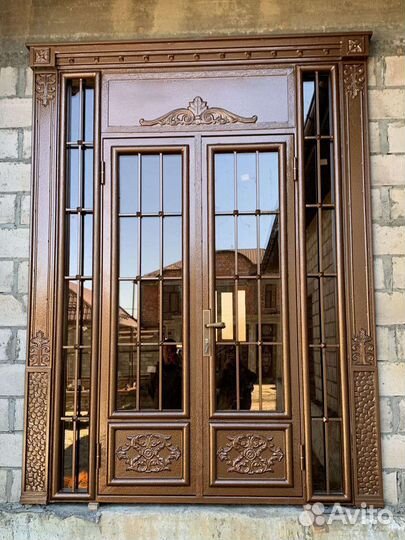 Дверь входная кованая