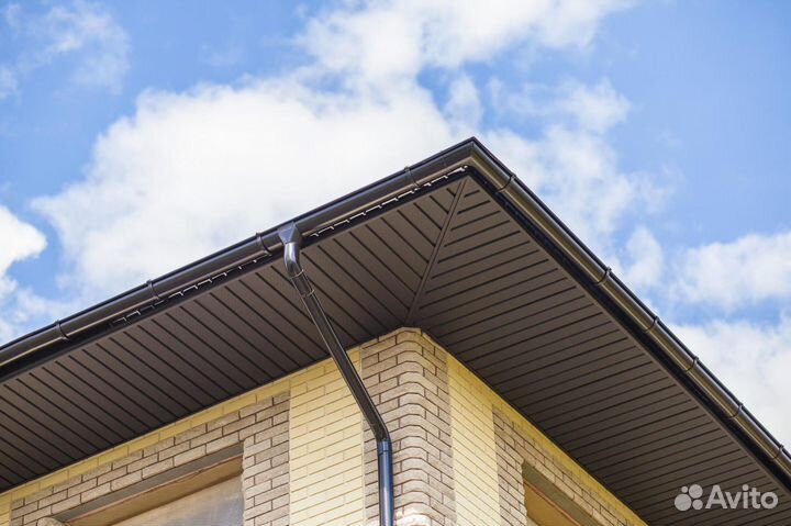 Софит для кровли металлический/виниловый