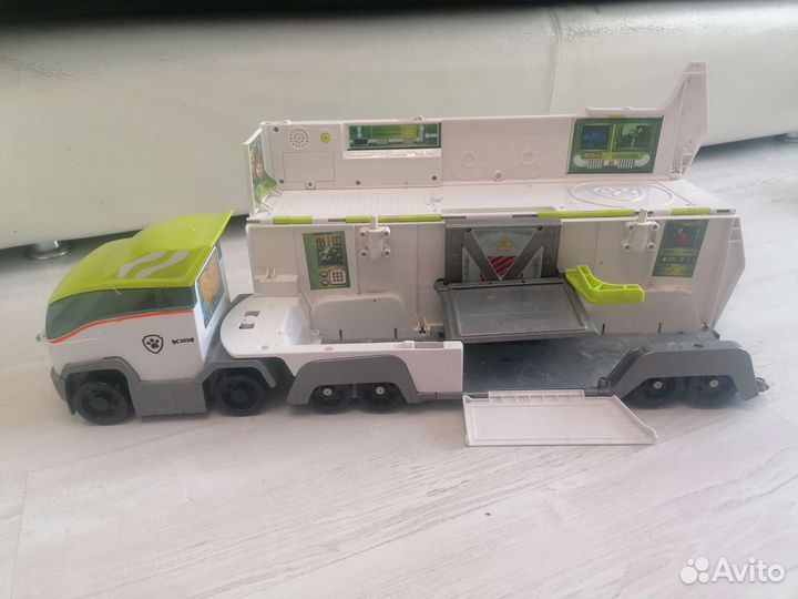 Игрушка автобус трейлер щенячий патруль