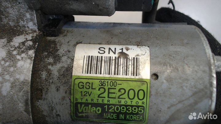 Стартер Hyundai Kona 2017, 2019