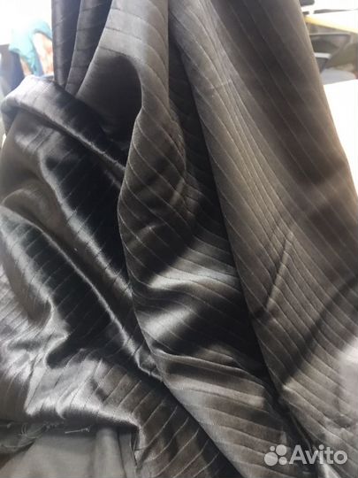 Комплект штор из бархата и тюли