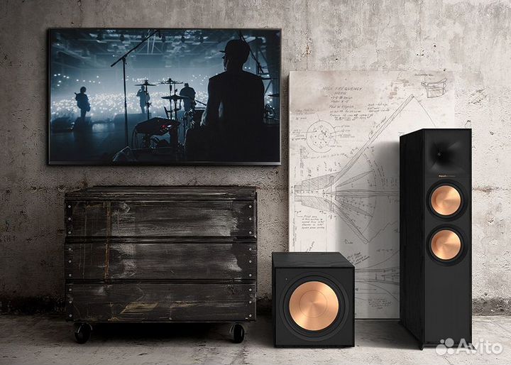 Напольная акустика Klipsch R-800F black