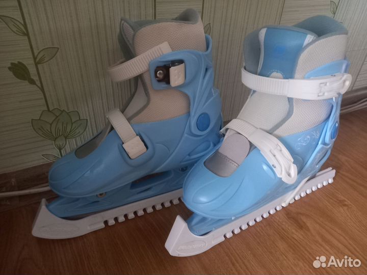 Коньки детские раздвижные с 35р по 37р