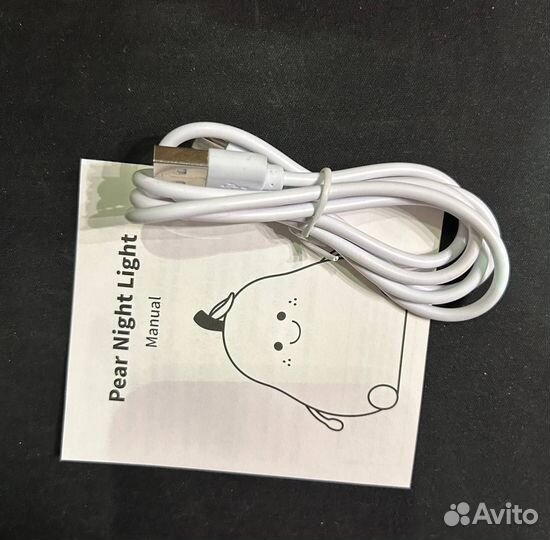 Детский ночник (светильник силиконовый) Груша