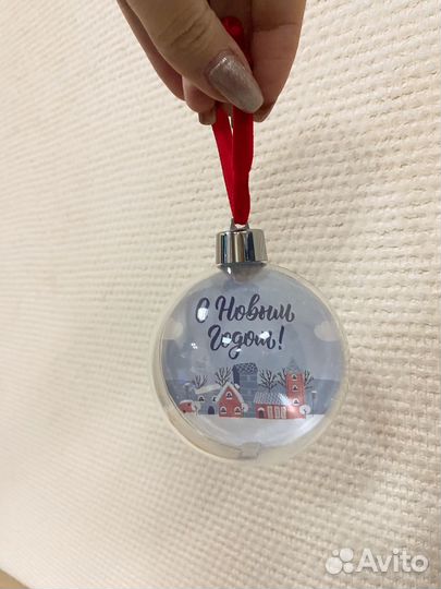 Новогодний шар с фото