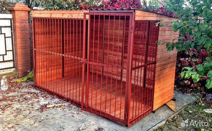 Вольер с выгулом для собак