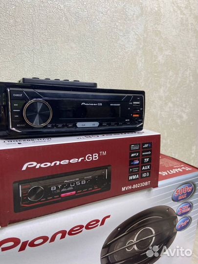 Автозвук pioneer 4в1 комплект