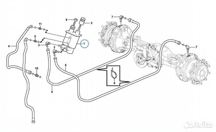 15616192 (VOE15616192) Главный тормозной цилиндр