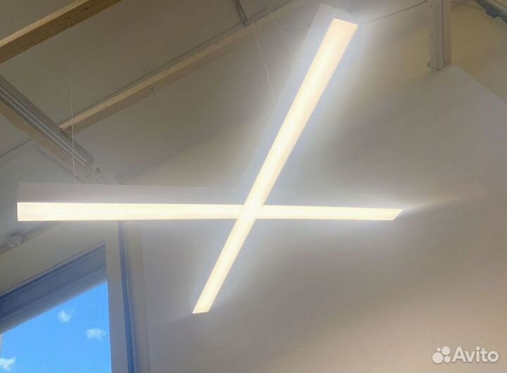 Профильный светильник X-образный