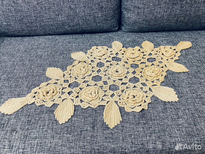 Коврик вязаный крючком